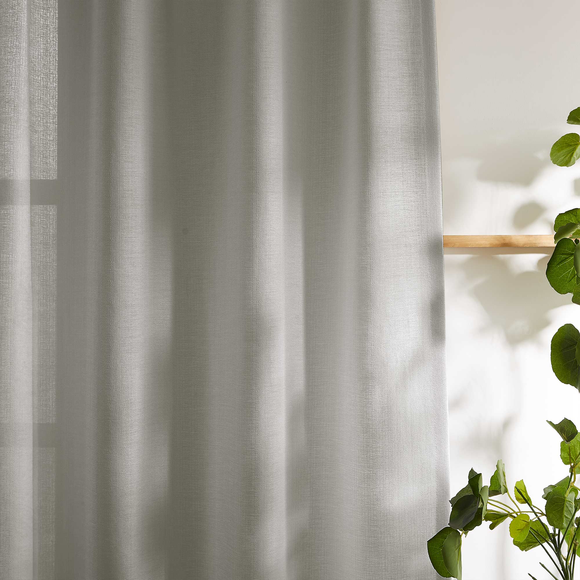 Elvonaeoly Semi Sheer Door Curtains