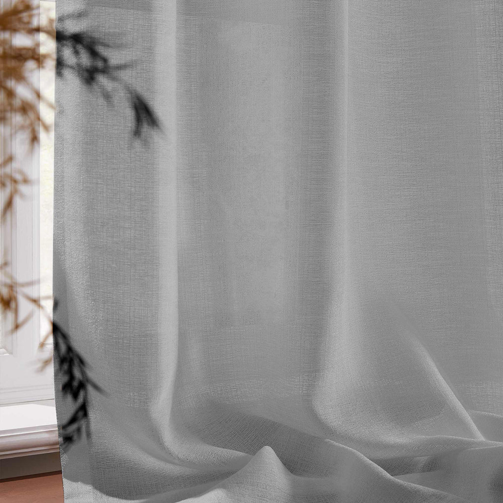 Elvonaeoly Semi Sheer Curtains