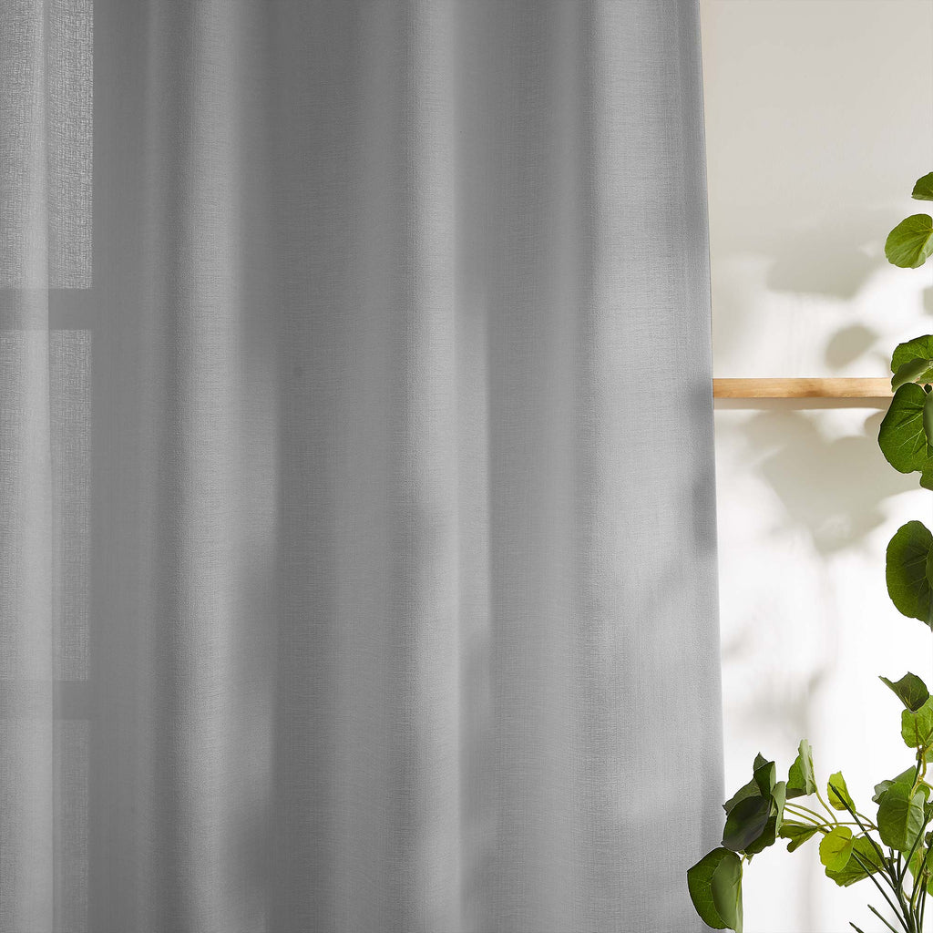 Elvonaeoly Semi Sheer Curtains