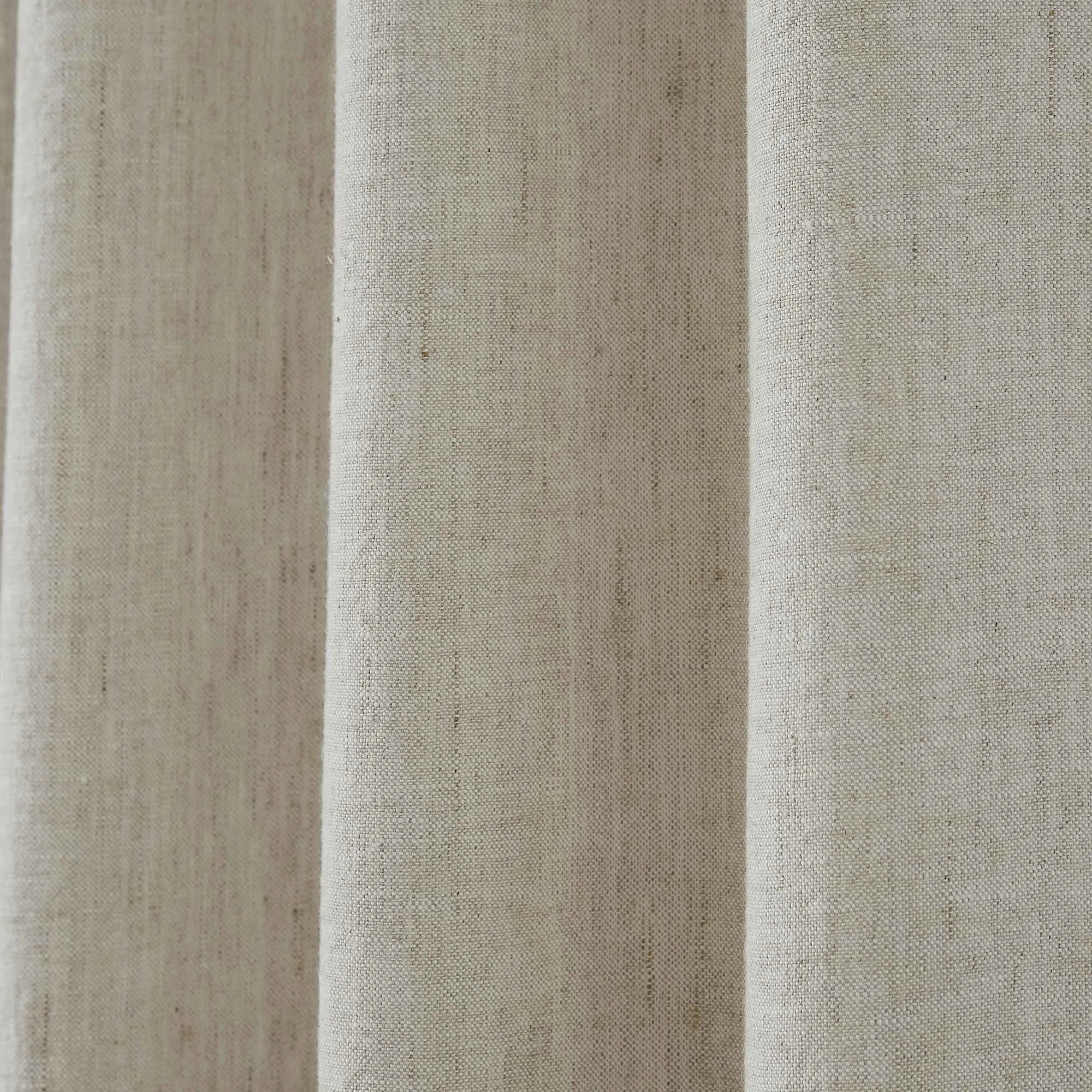 Elvonaeoly Heavy 100% Linen Curtains