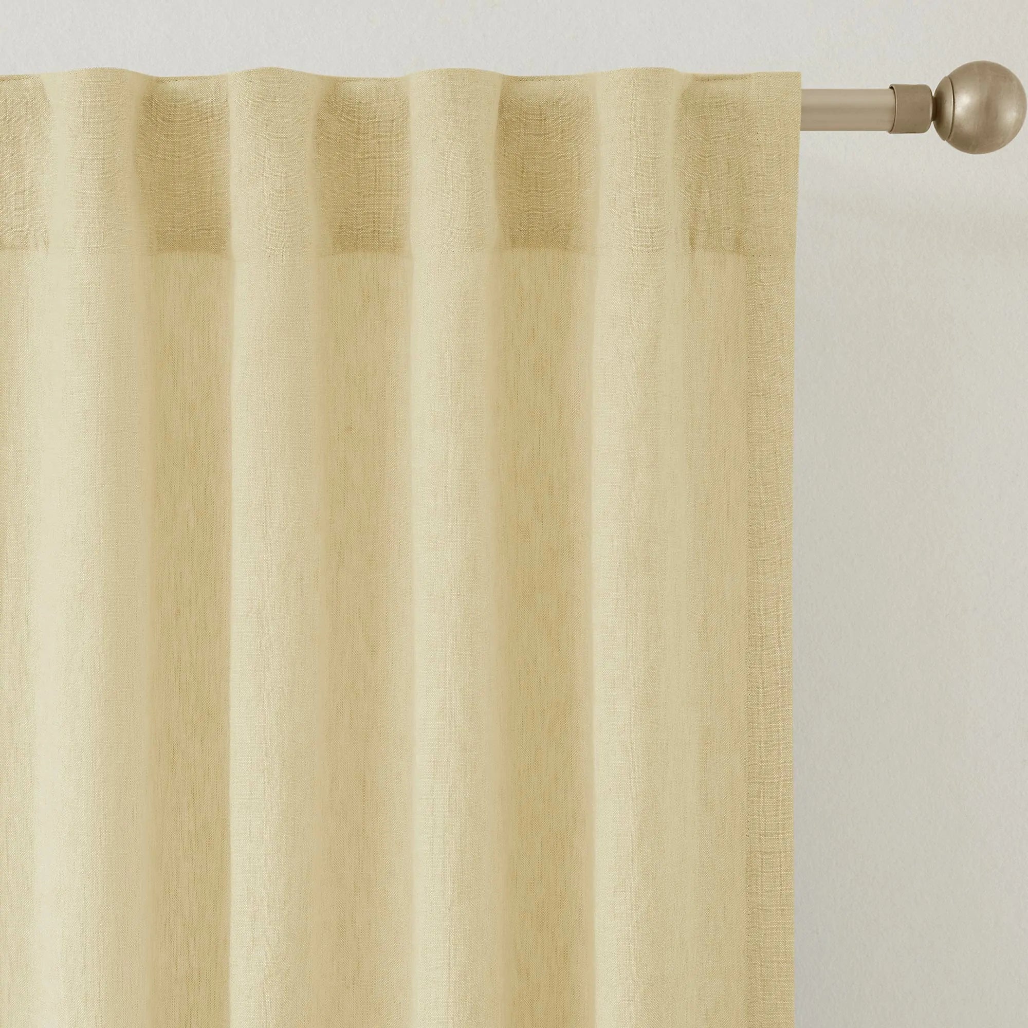 Elvonaeoly Heavy 100% Linen Curtains