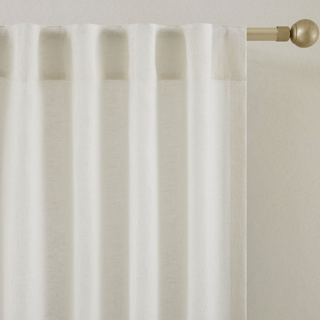 Elvonaeoly Heavy 100% Linen Curtains