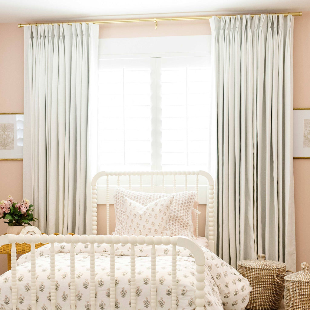 Elvonaeoly Heavy 100% Linen Curtains