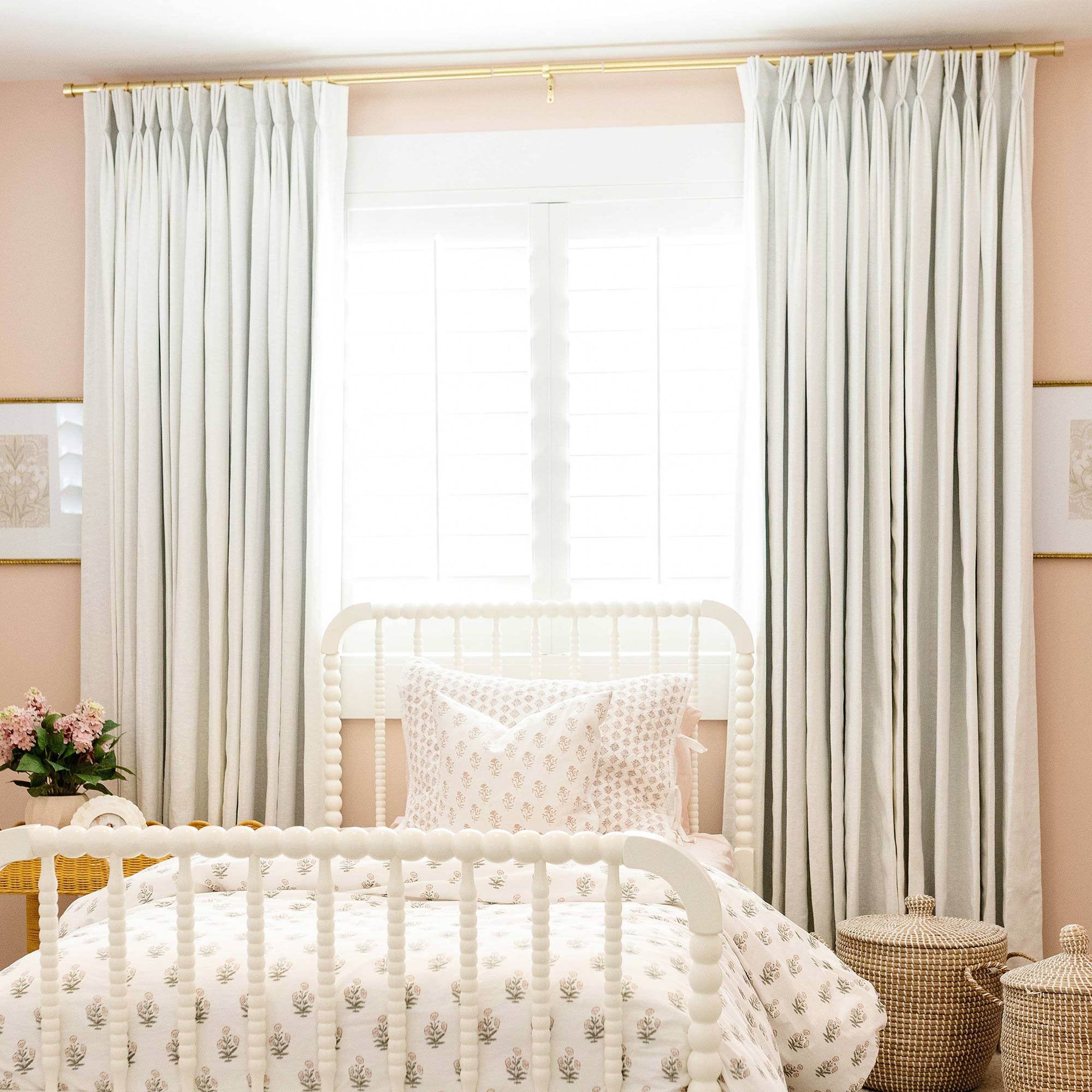 Elvonaeoly Heavy 100% Linen Curtains