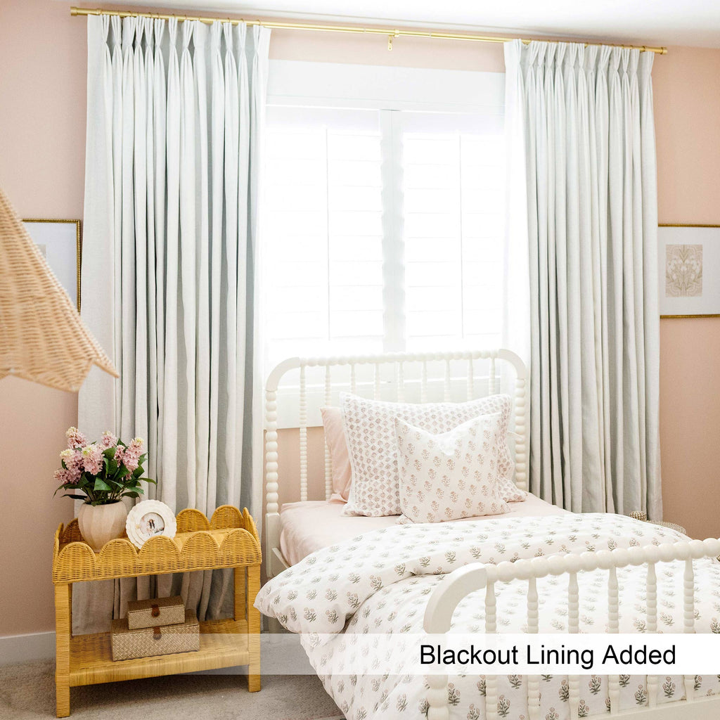 Elvonaeoly Heavy 100% Linen Curtains