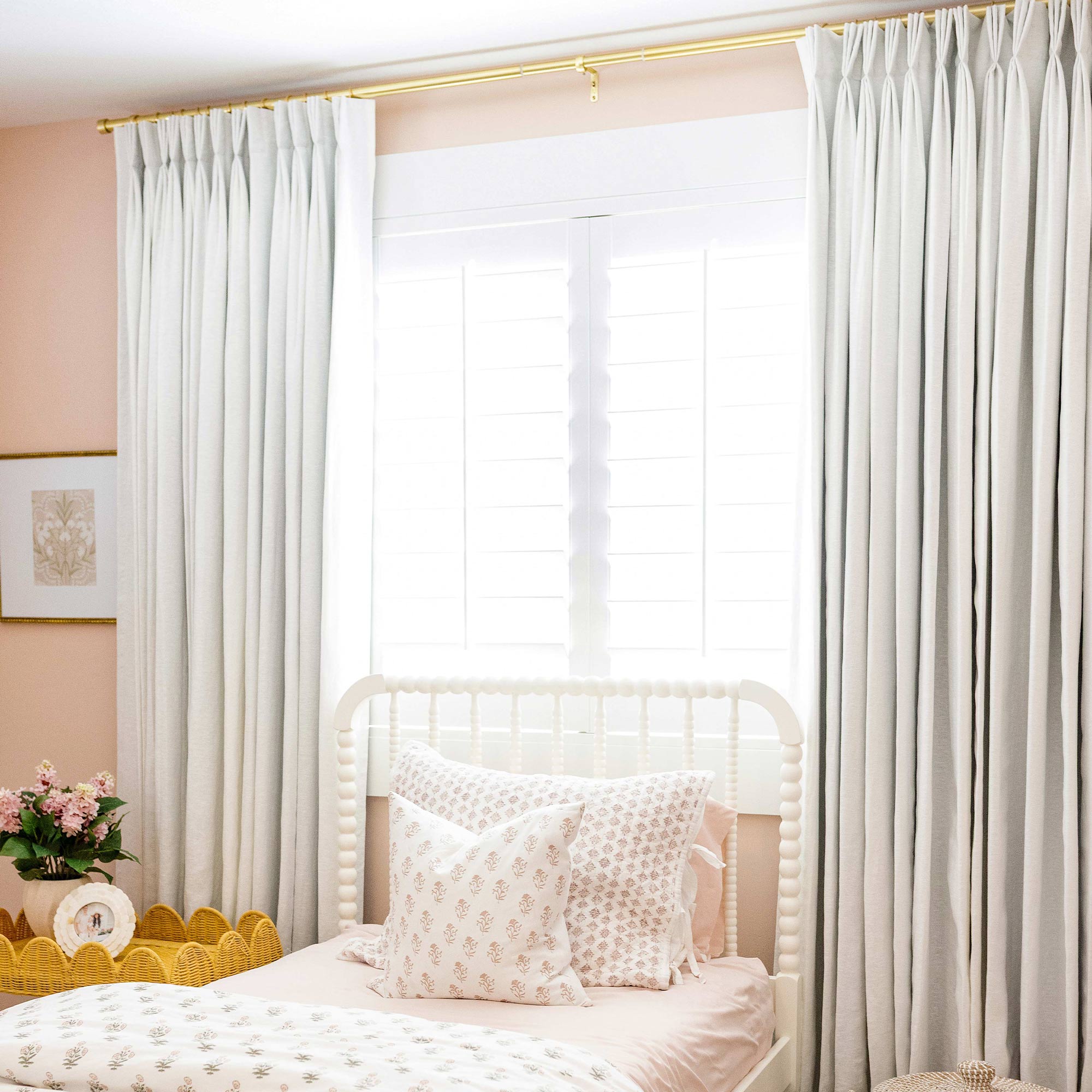 Elvonaeoly Heavy 100% Linen Curtains