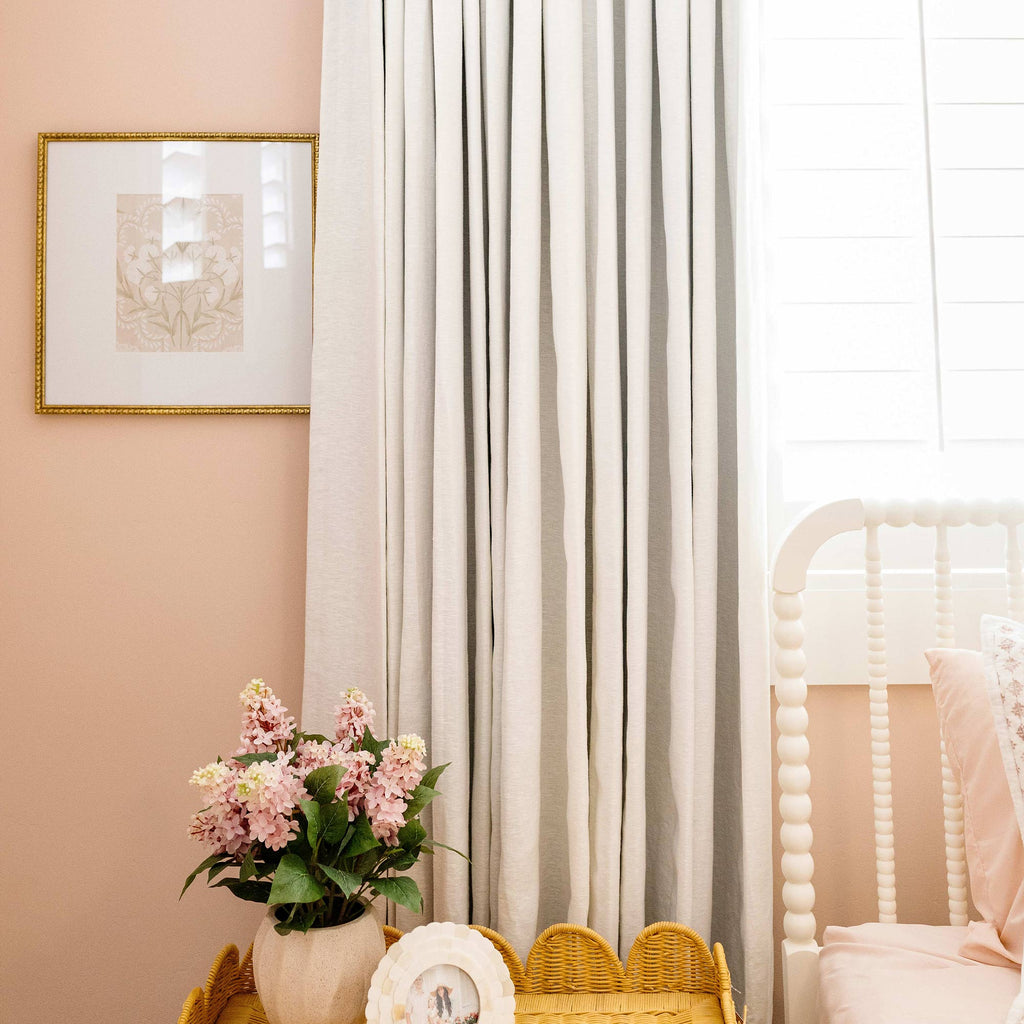 Elvonaeoly Heavy 100% Linen Curtains