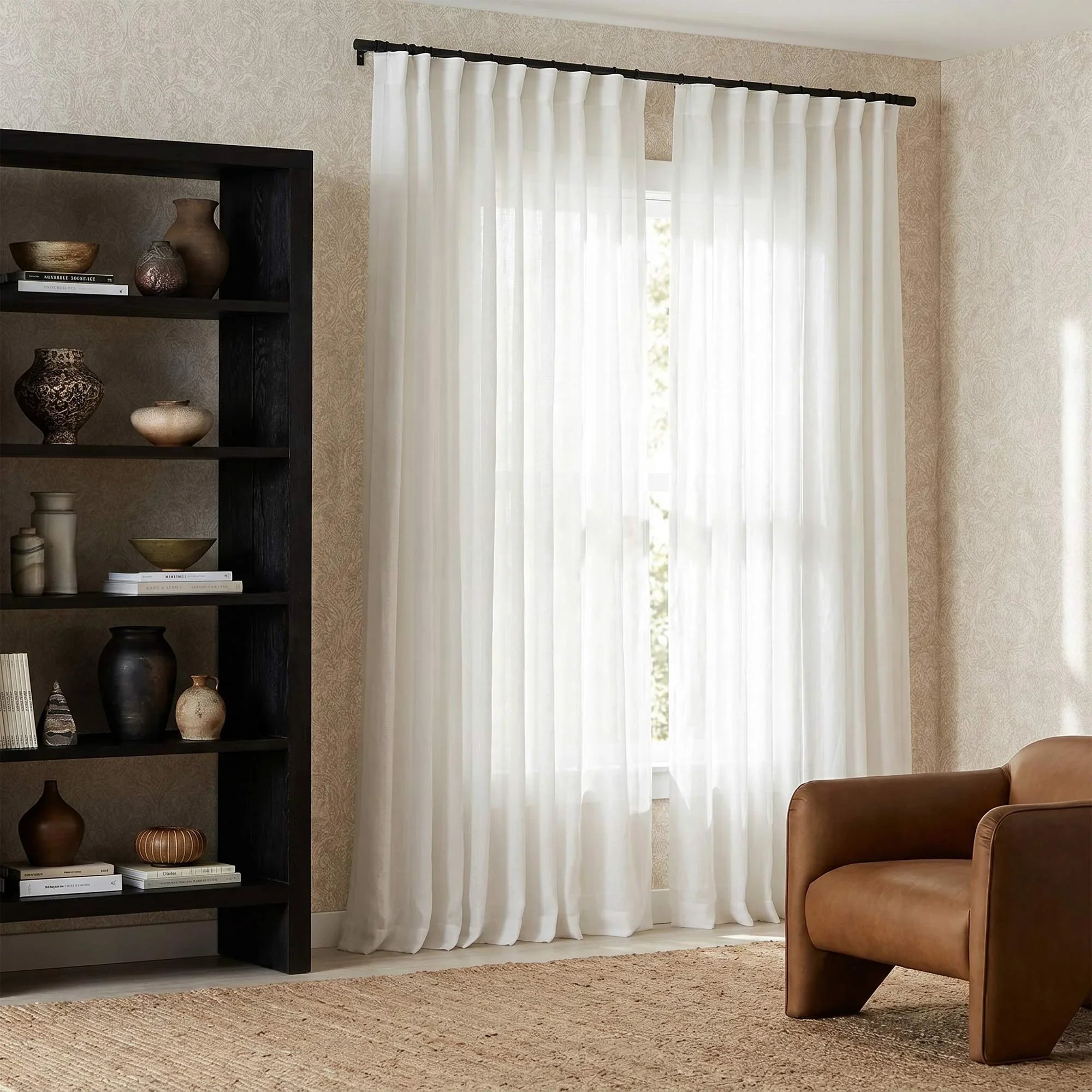 Elvonaeoly Belgian Linen Curtains