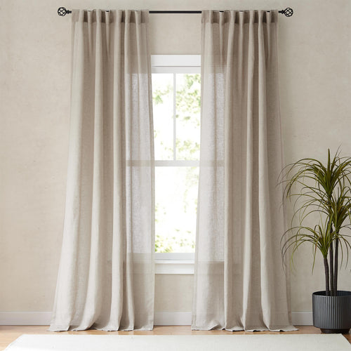 Elvonaeoly Belgian Linen Curtains