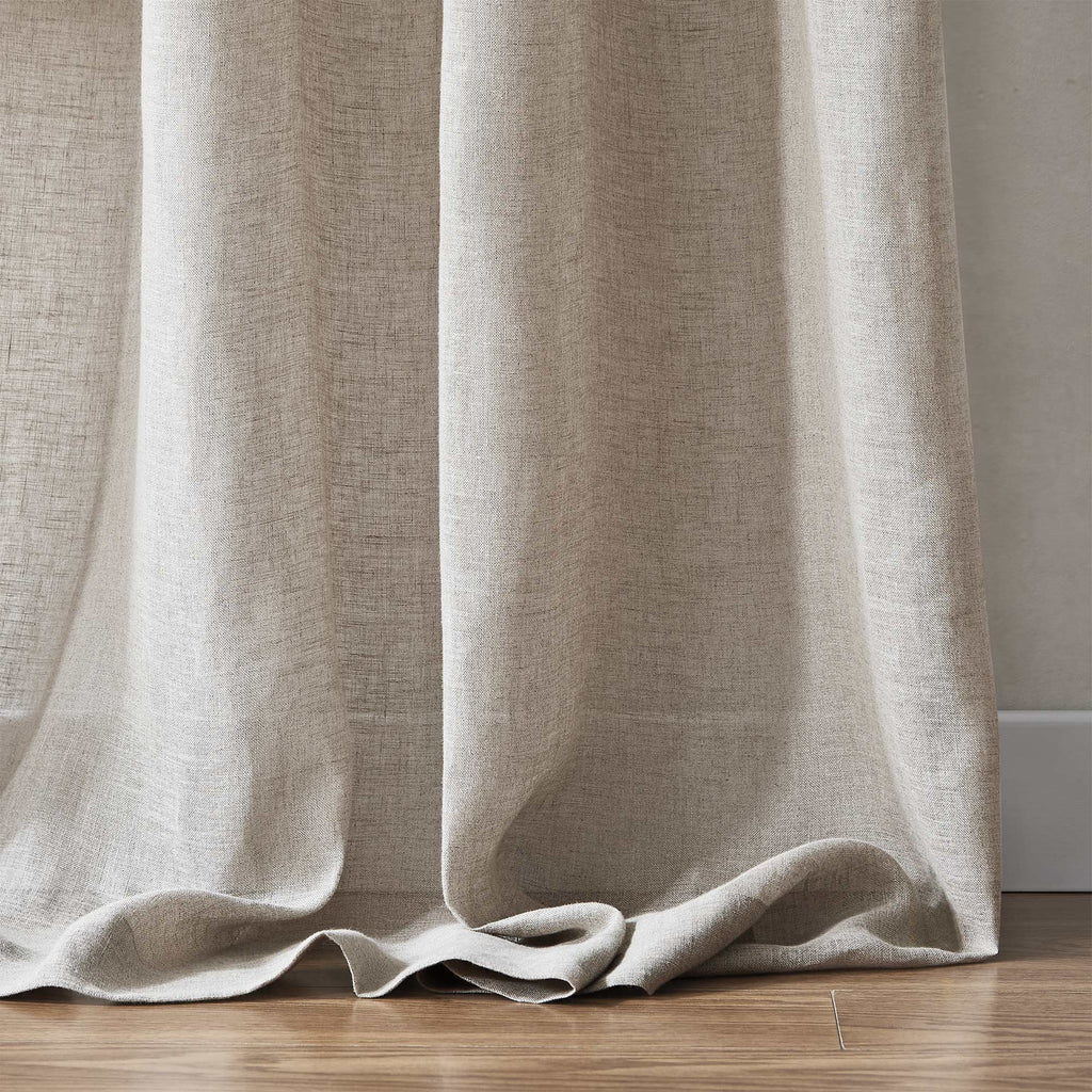 Elvonaeoly Belgian Linen Curtains