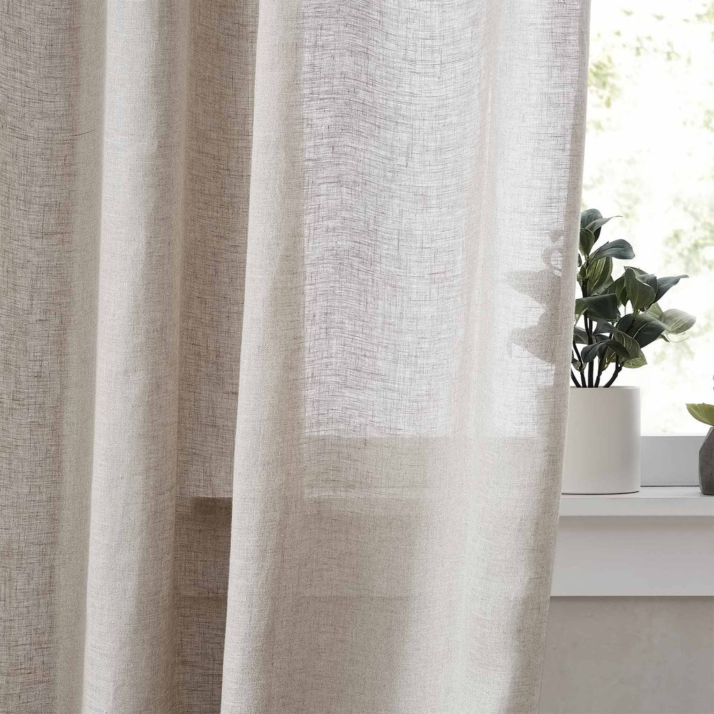 Elvonaeoly Belgian Linen Curtains