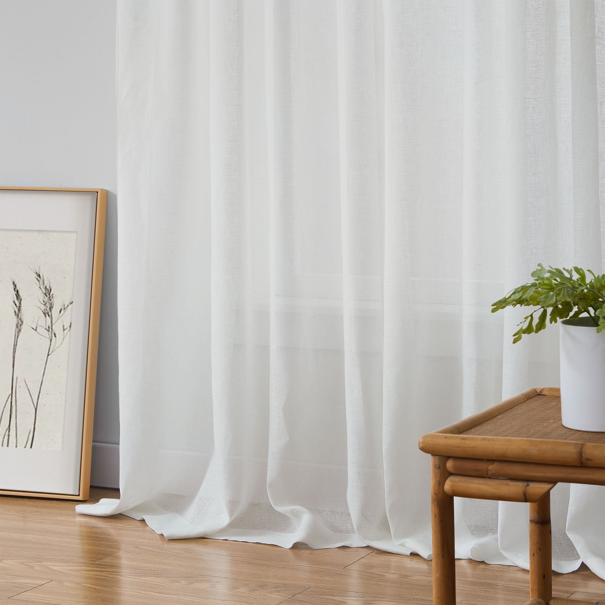 Elvonaeoly Belgian Linen Curtains