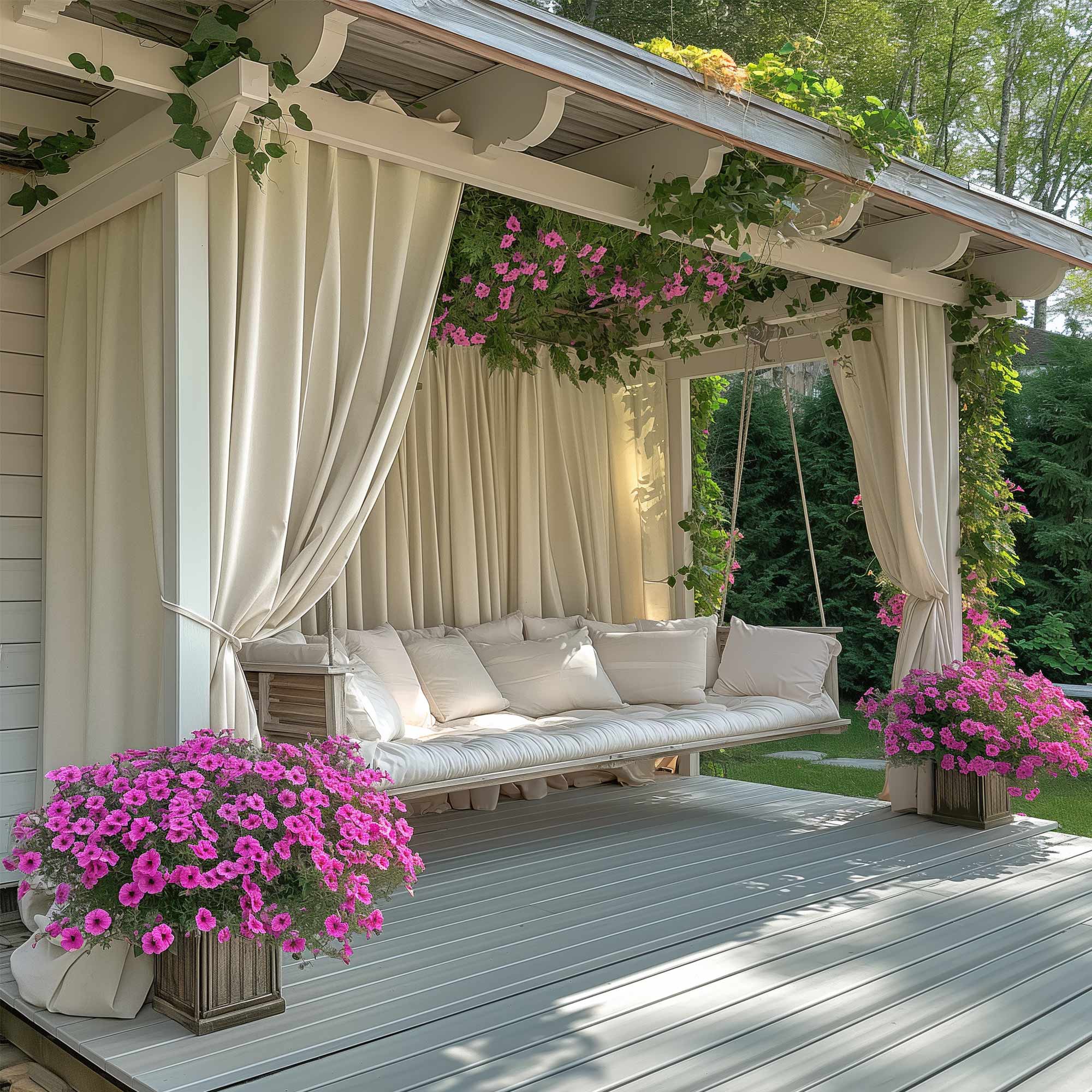Elvonaeoly Acrylic Outdoor Curtains