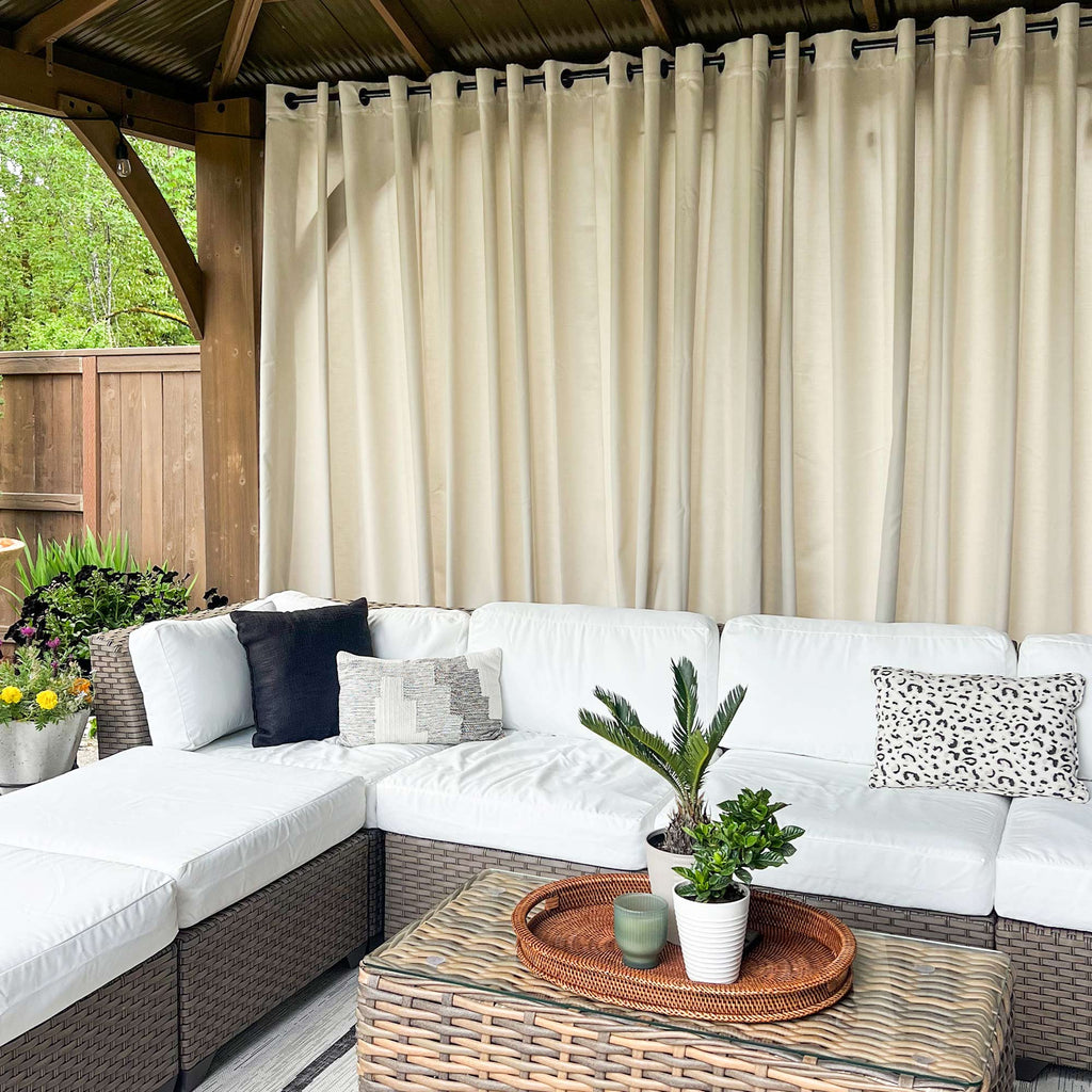 Elvonaeoly Acrylic Outdoor Curtains