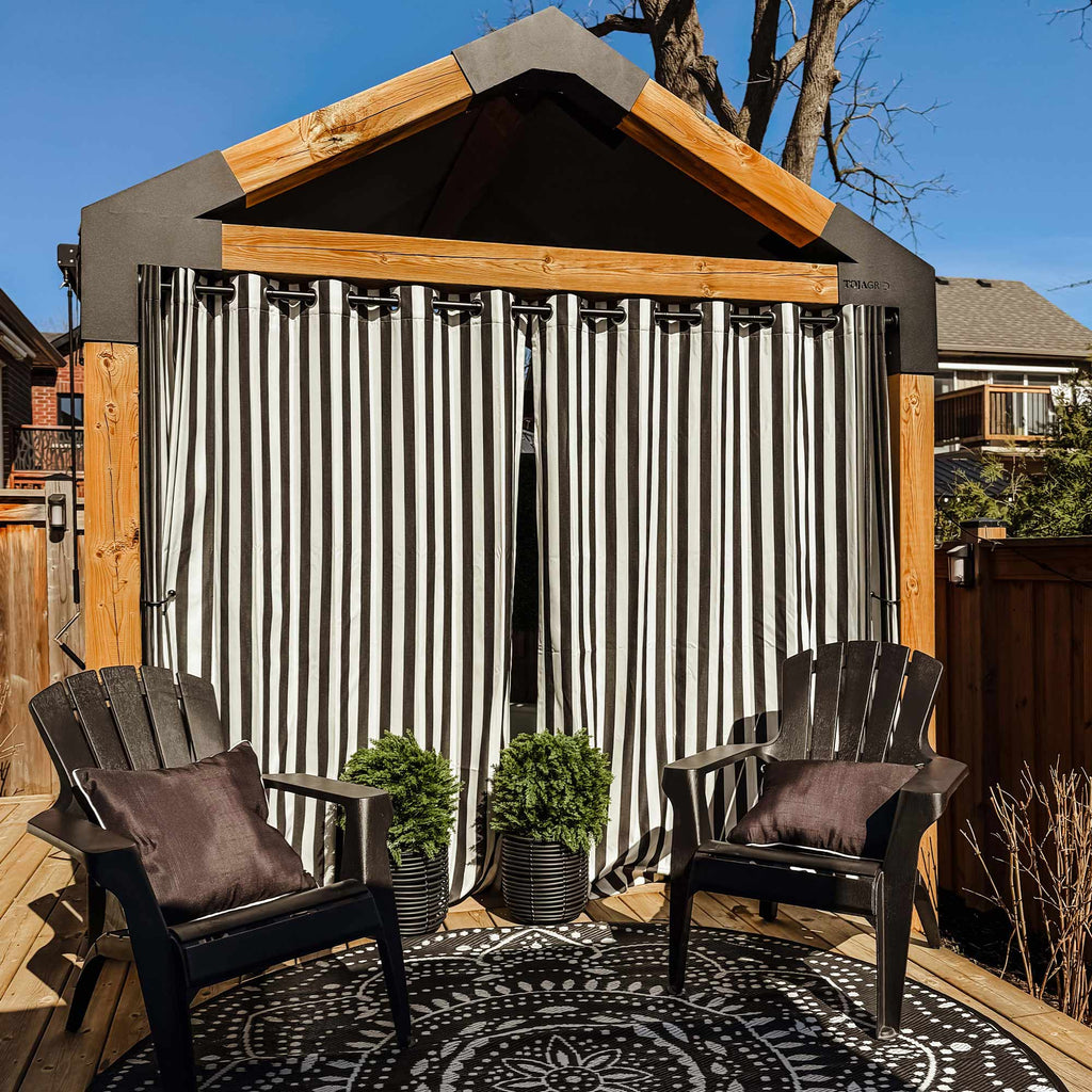 Elvonaeoly Acrylic Outdoor Curtains