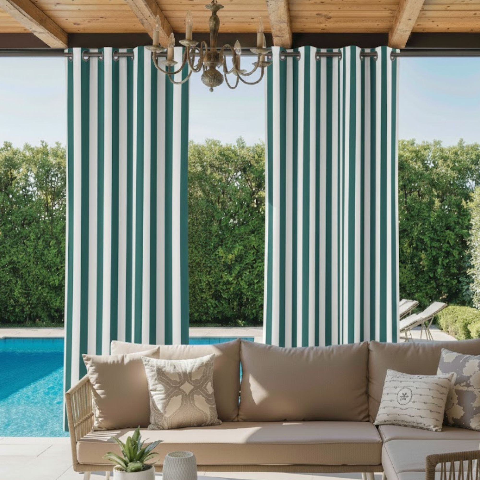 Elvonaeoly Acrylic Outdoor Curtains