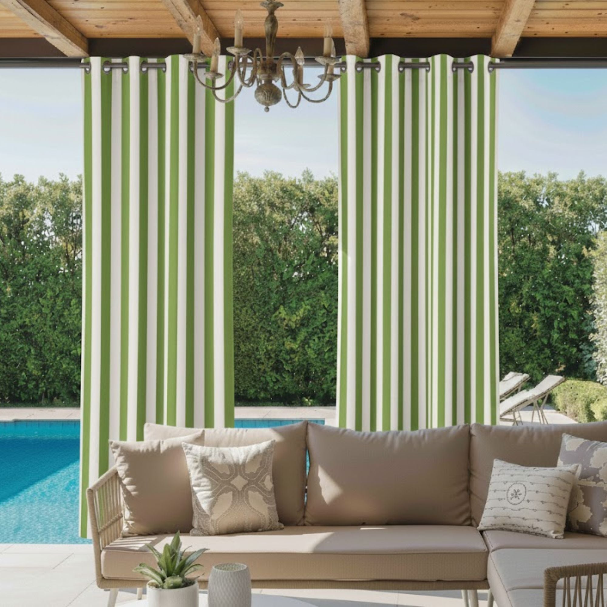 Elvonaeoly Acrylic Outdoor Curtains