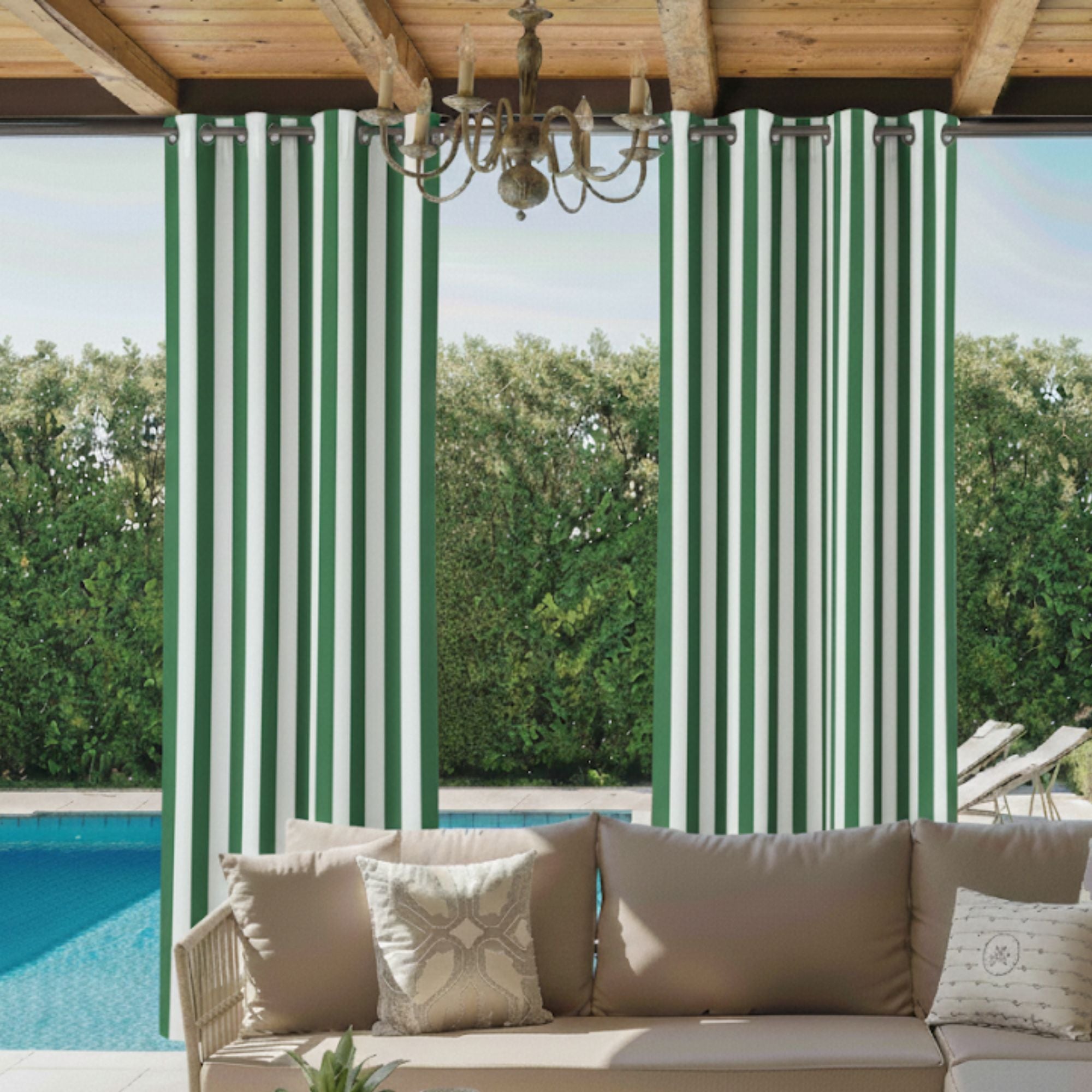 Elvonaeoly Acrylic Outdoor Curtains