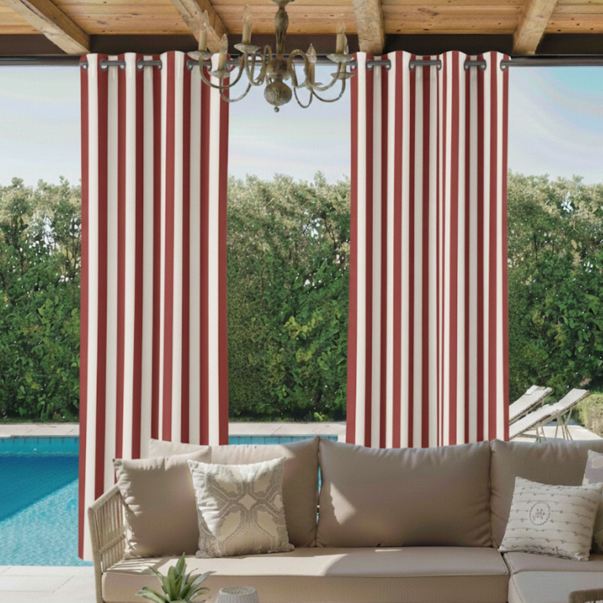 Elvonaeoly Acrylic Outdoor Curtains