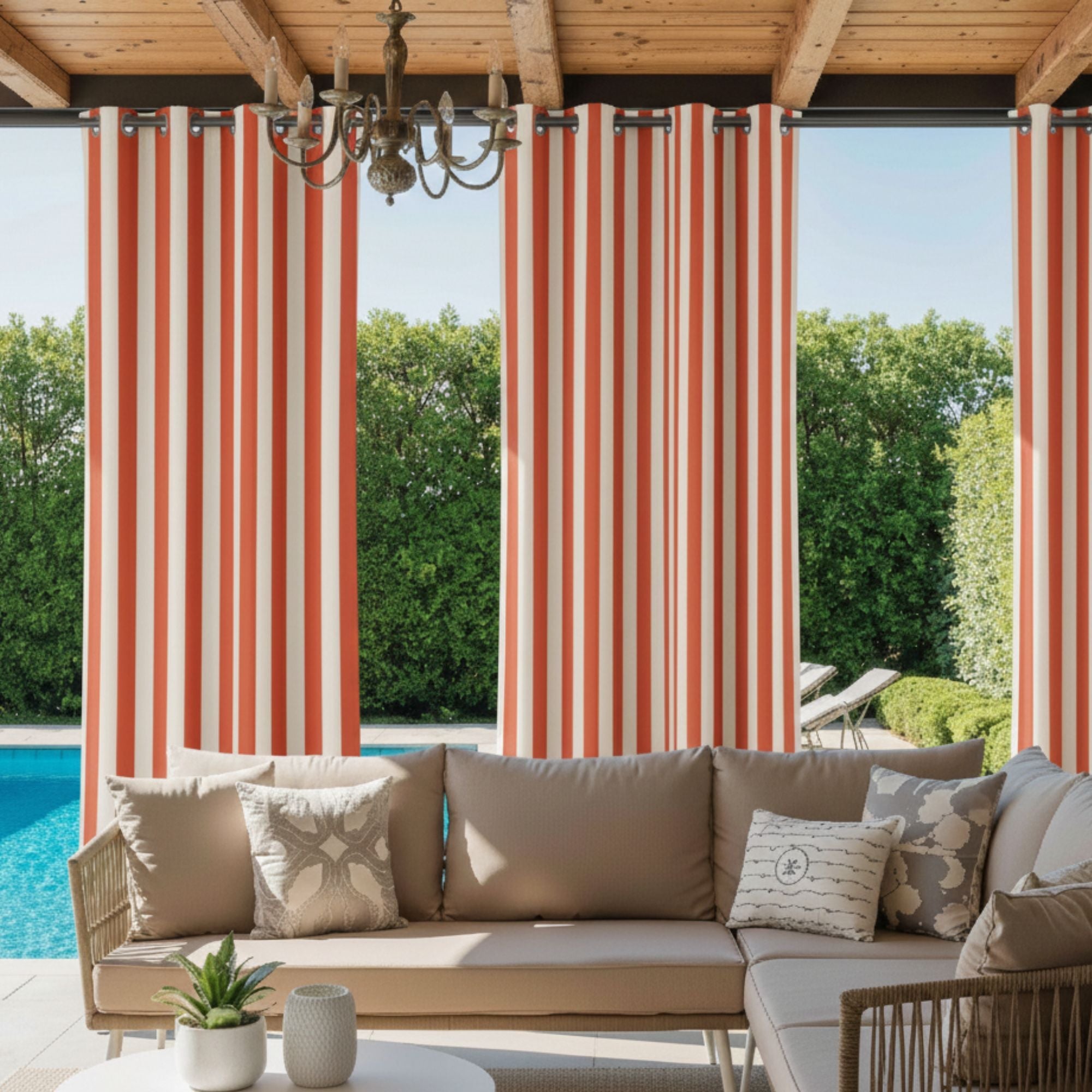 Elvonaeoly Acrylic Outdoor Curtains