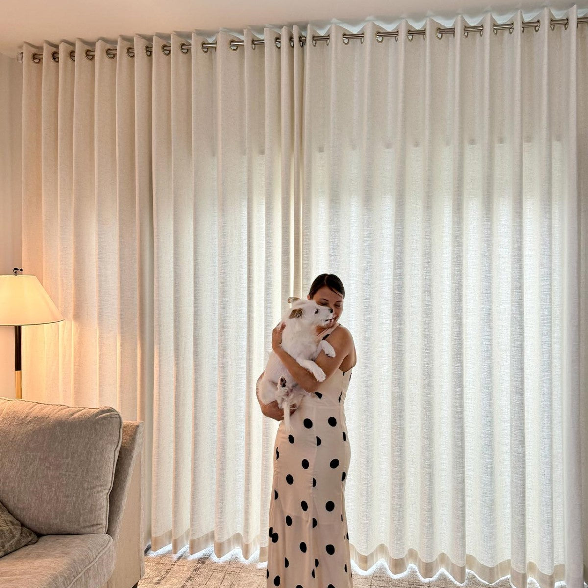 Elvonaeoly Heavyweight Linen Curtains