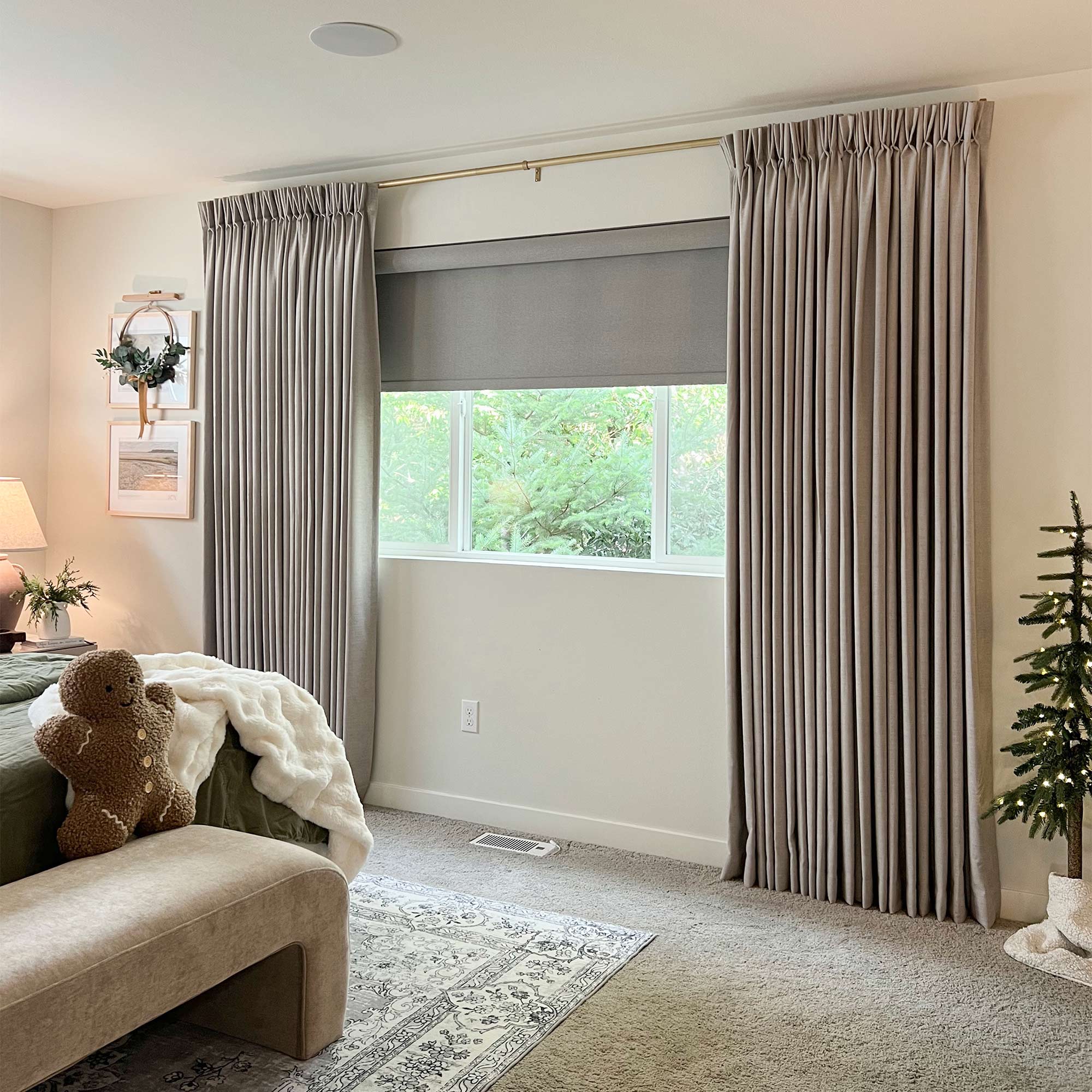 Elvonaeoly Heavyweight Linen Curtains