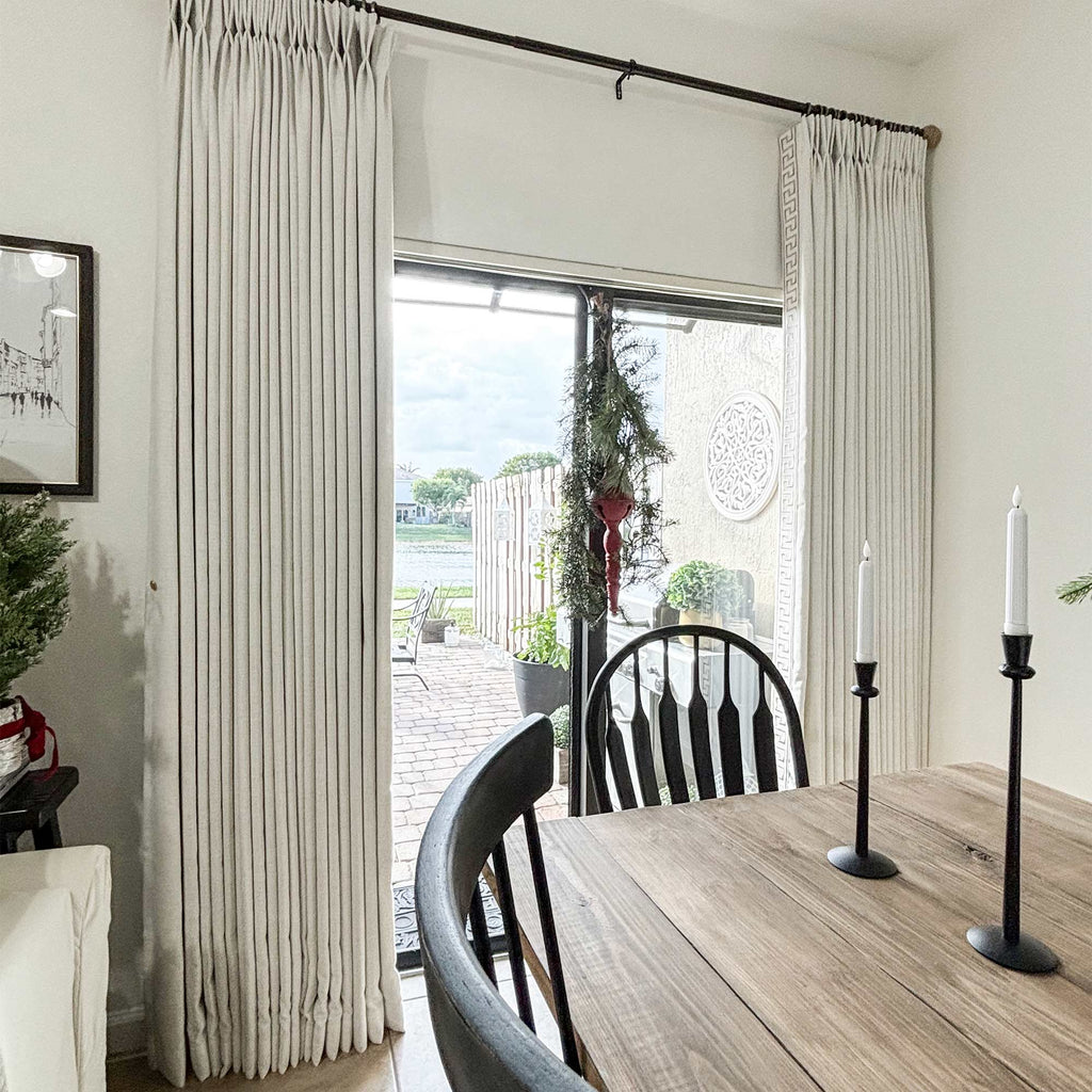 Elvonaeoly Heavyweight Linen Curtains