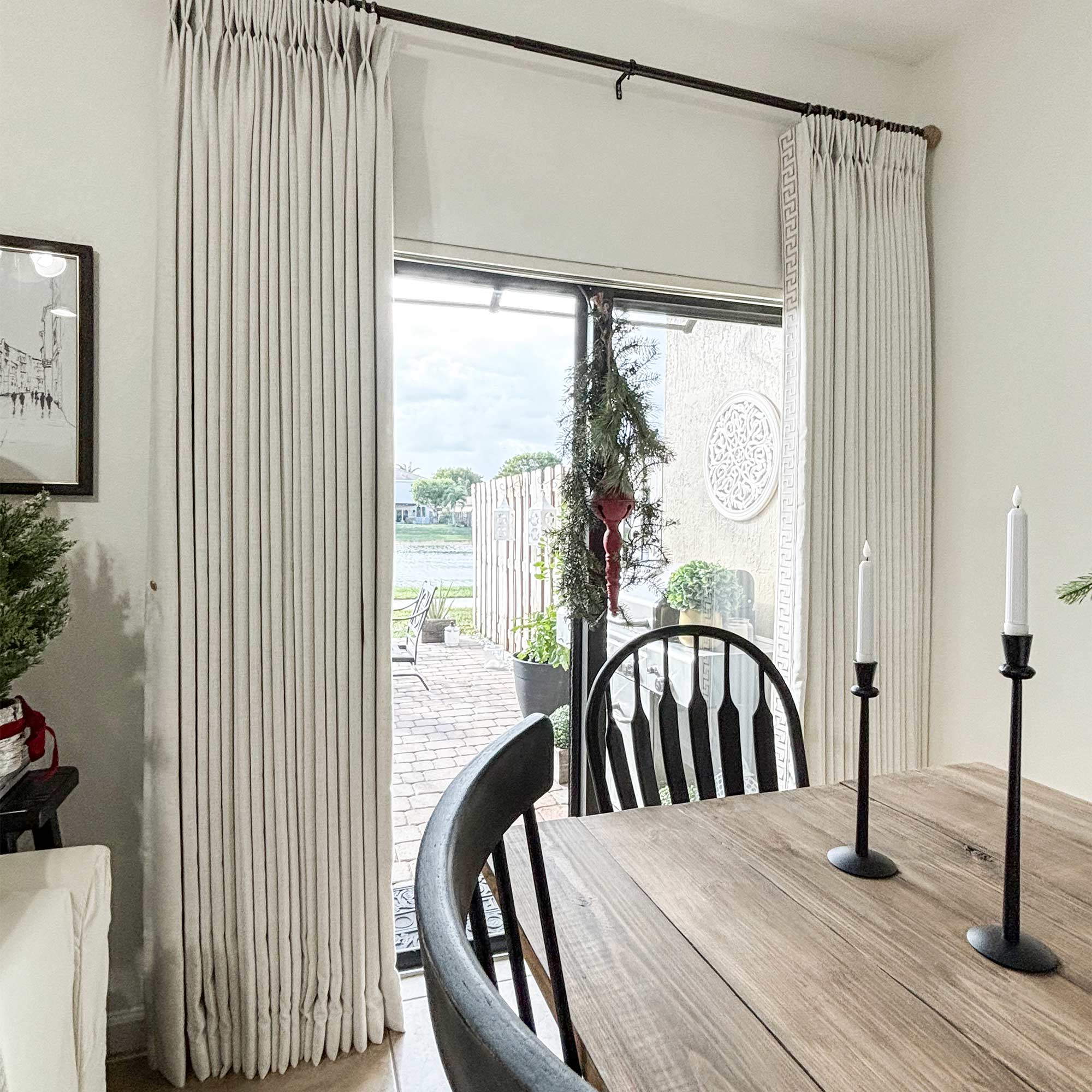 Elvonaeoly Heavyweight Linen Curtains