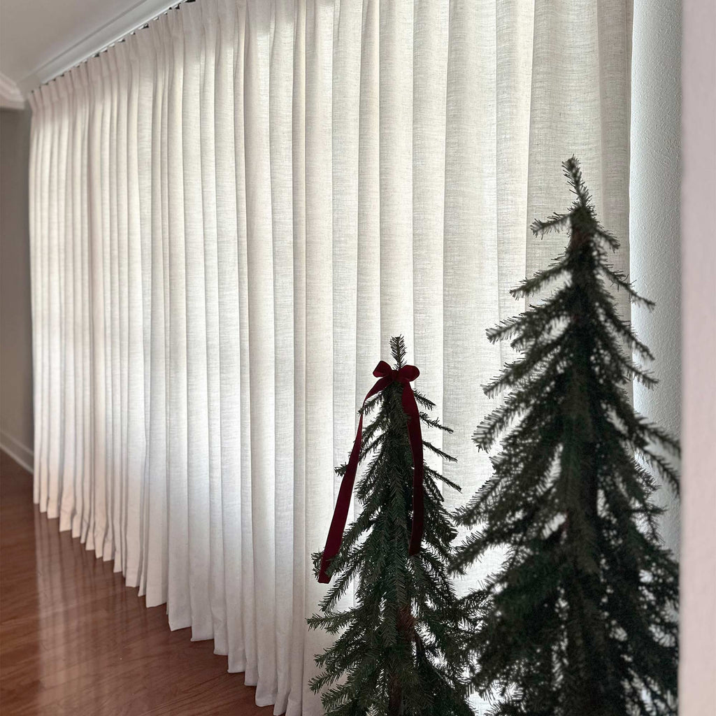 Elvonaeoly Heavyweight Linen Curtains