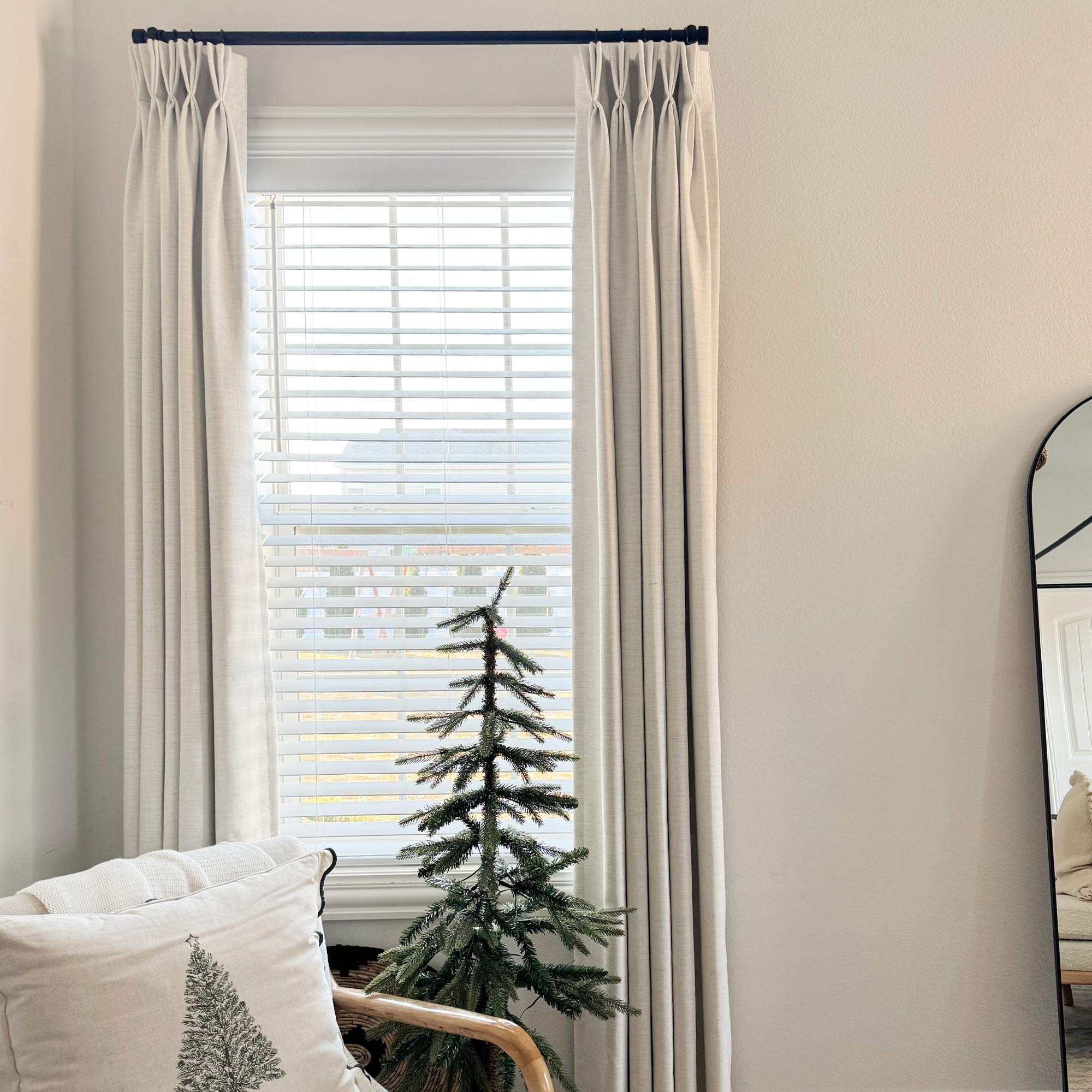 Elvonaeoly Heavyweight Linen Curtains