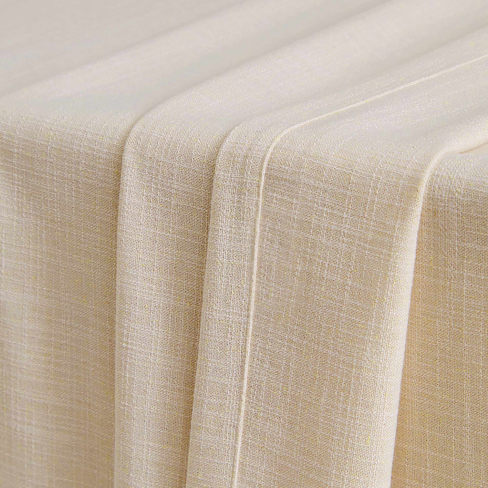 Elvonaeoly Linen Blend Curtains