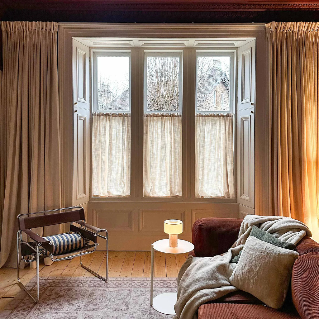 Elvonaeoly Linen Blend Curtains