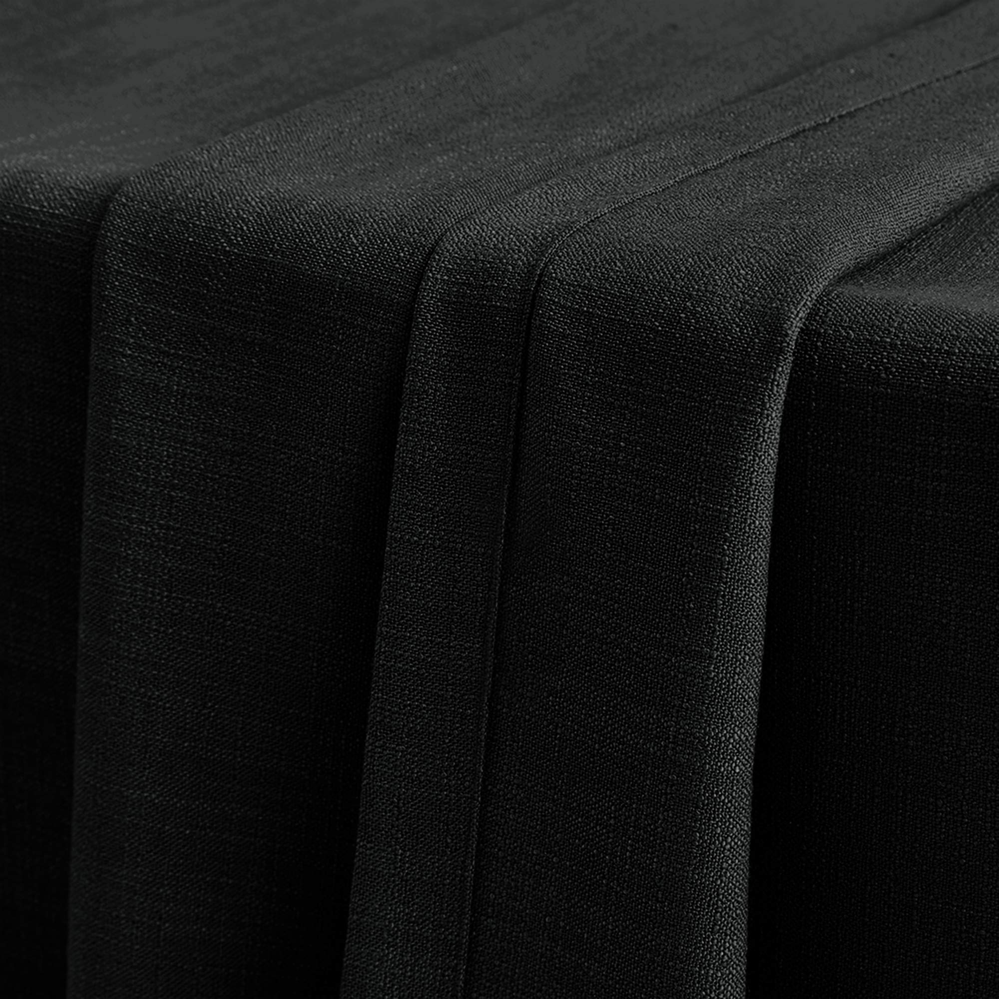 Elvonaeoly Linen Blend Curtains