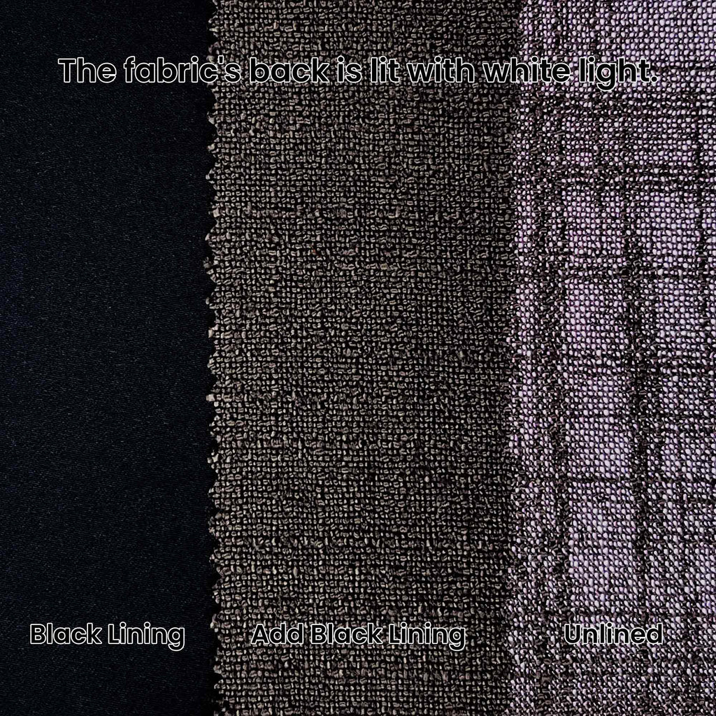 Elvonaeoly Linen Blend Curtains