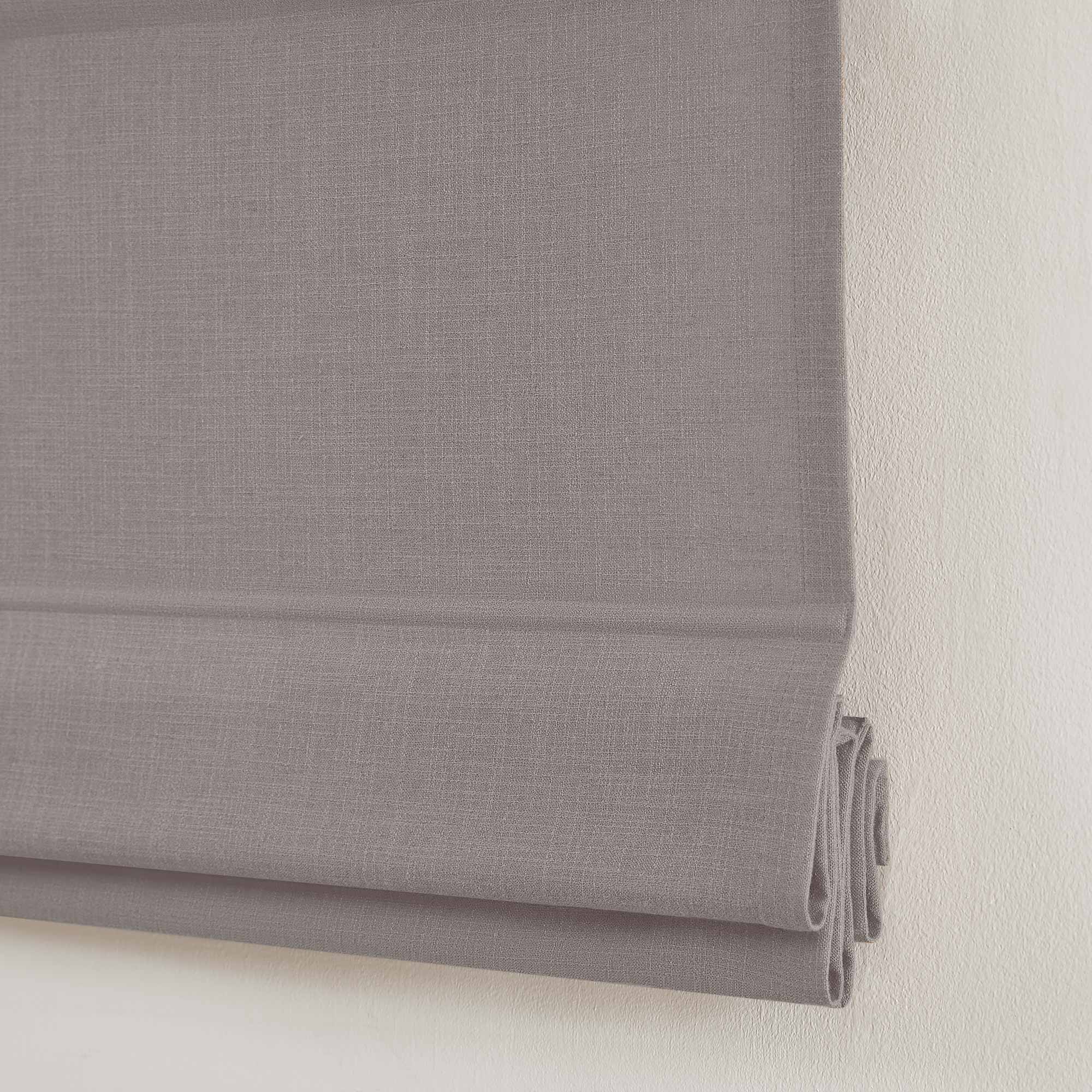 Elvonaeoly Custom Linen Roman Shades