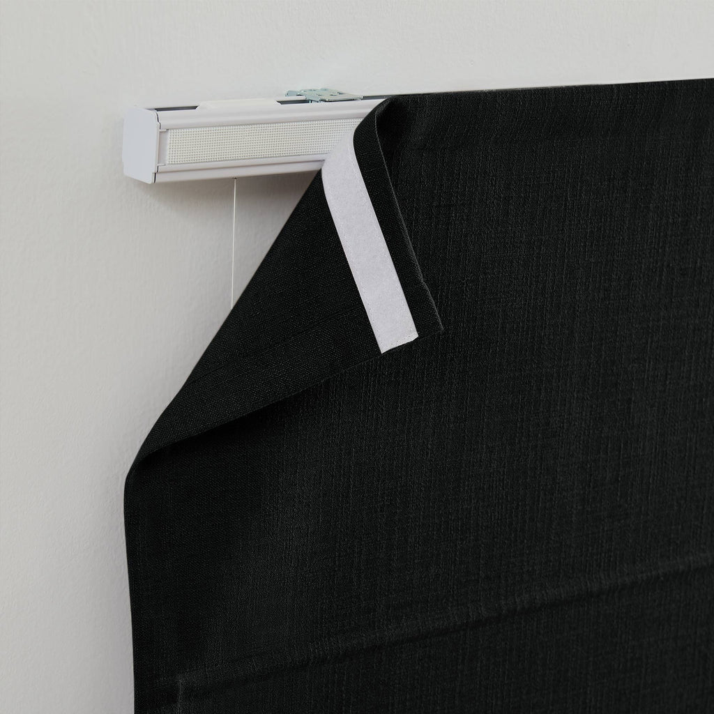 Elvonaeoly Custom Linen Roman Shades