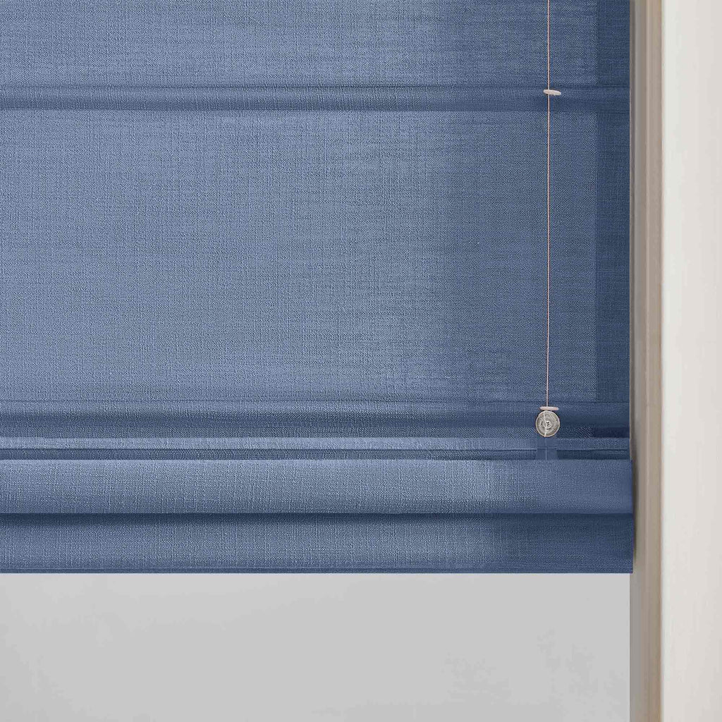 Elvonaeoly Custom Linen Roman Shades