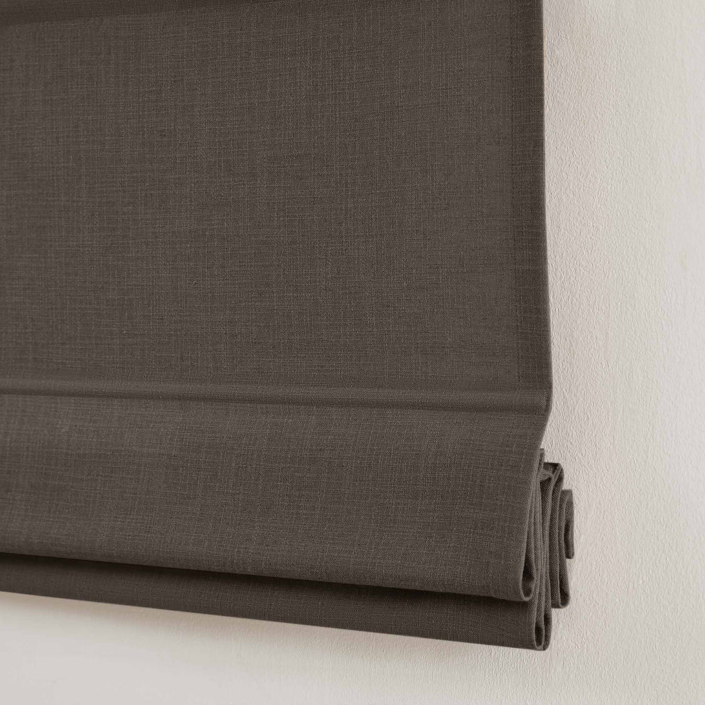 Elvonaeoly Custom Linen Roman Shades