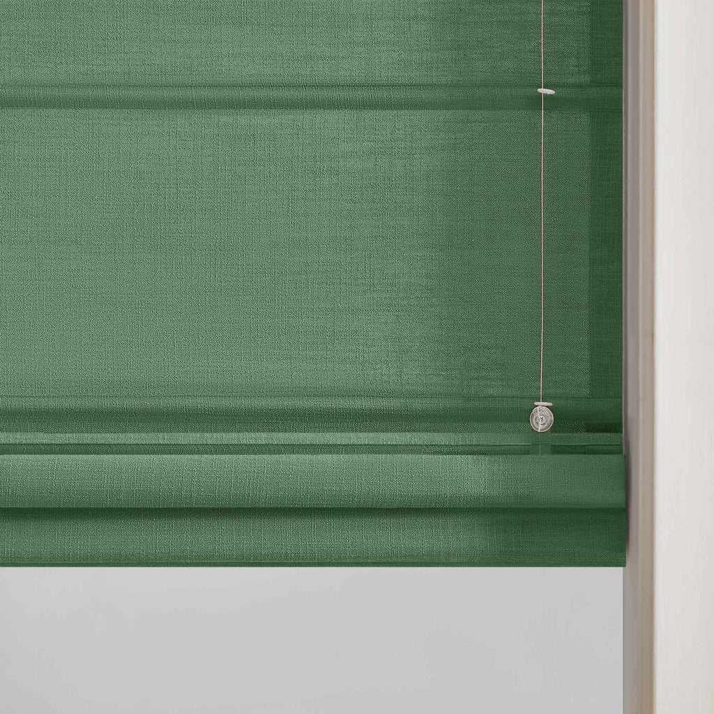 Elvonaeoly Custom Linen Roman Shades