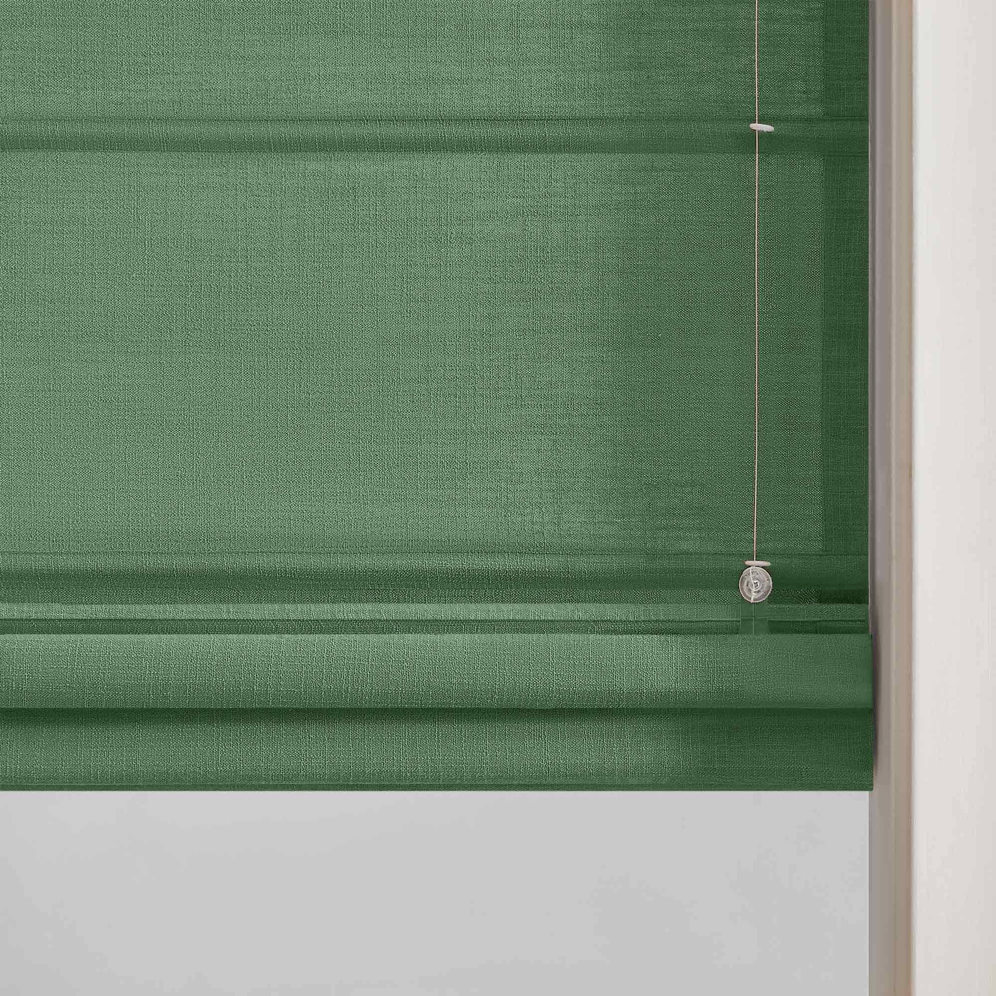 Elvonaeoly Custom Linen Roman Shades