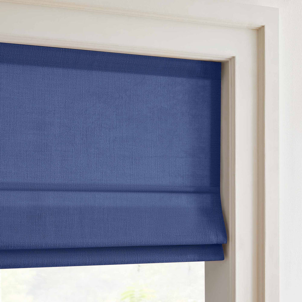 Elvonaeoly Custom Linen Roman Shades
