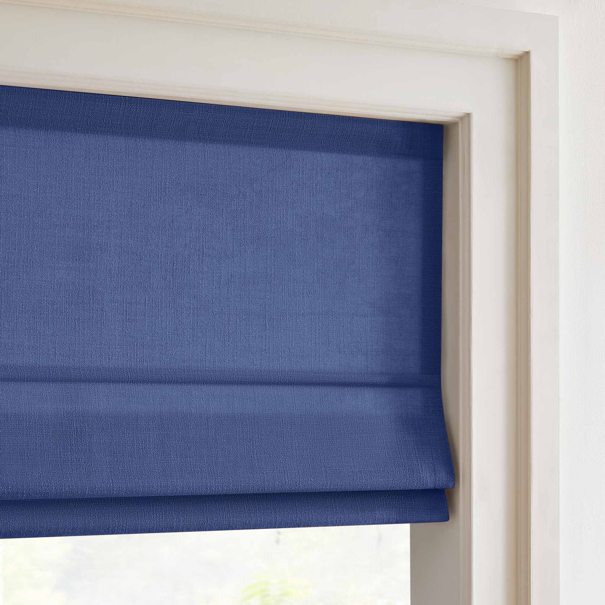 Elvonaeoly Custom Linen Roman Shades