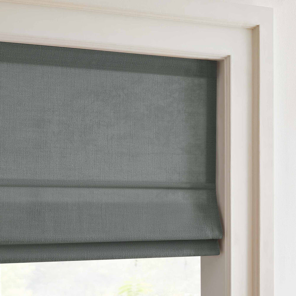 Elvonaeoly Custom Linen Roman Shades