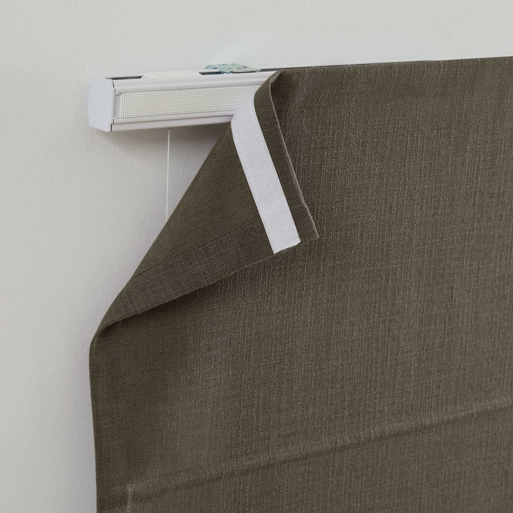 Elvonaeoly Custom Linen Roman Shades