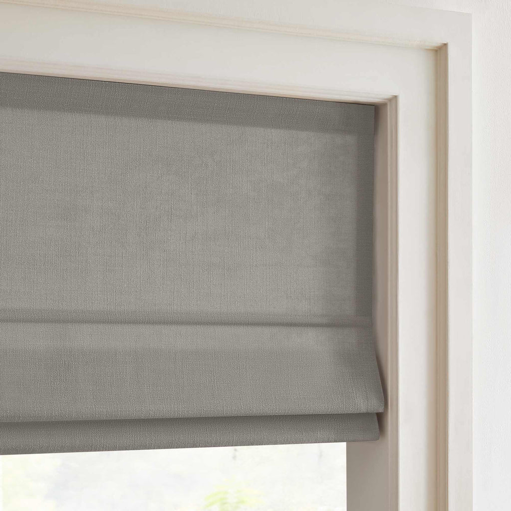Elvonaeoly Custom Linen Roman Shades