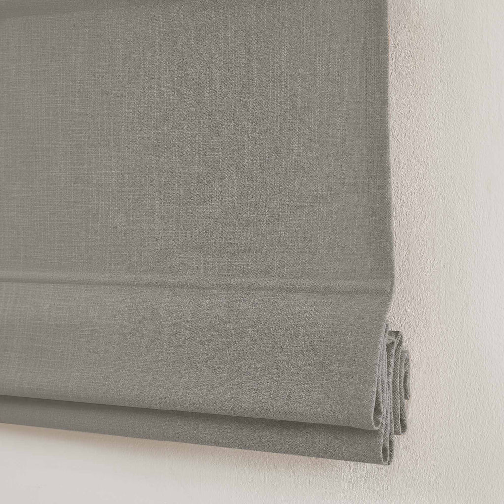 Elvonaeoly Custom Linen Roman Shades