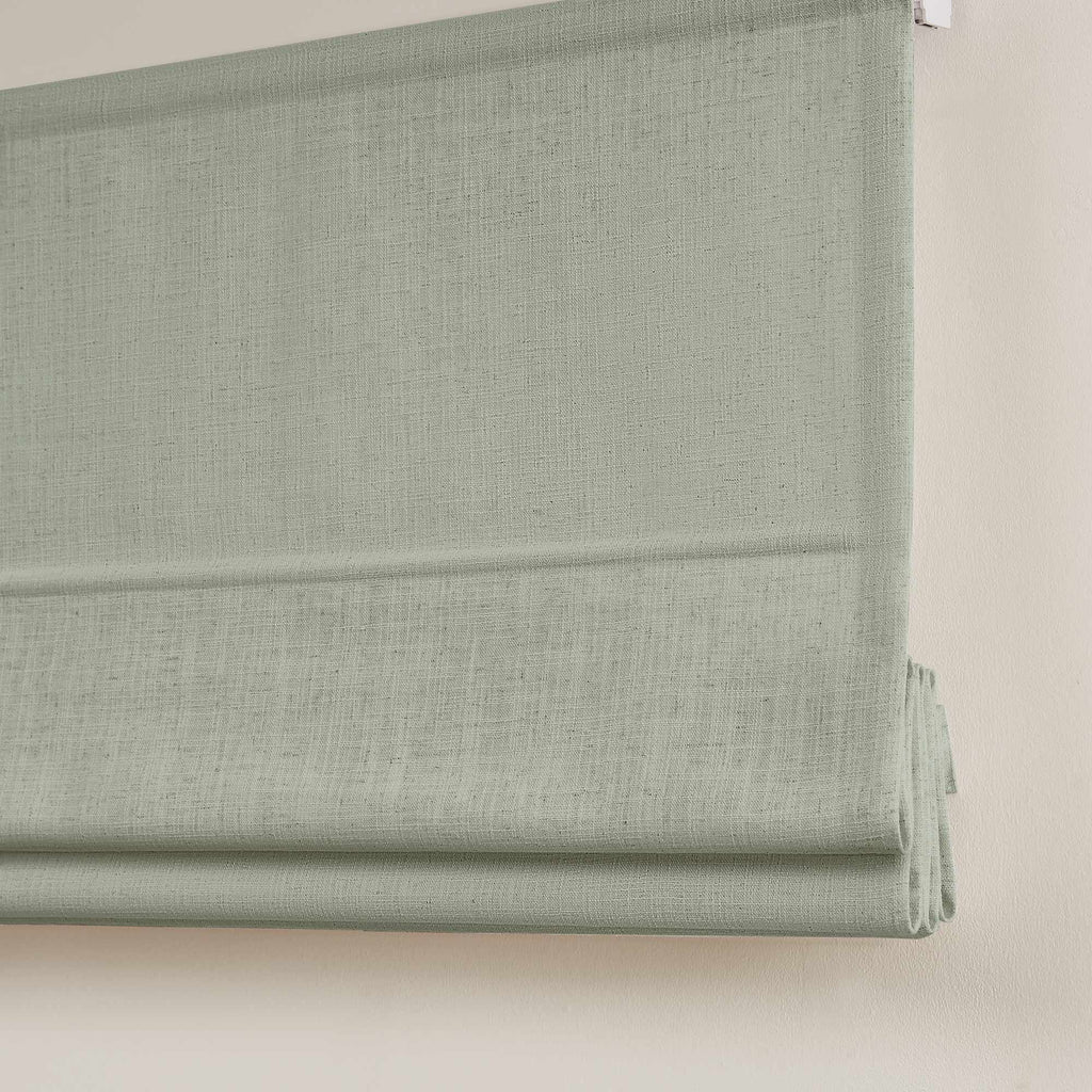 Elvonaeoly Custom Linen Roman Shades