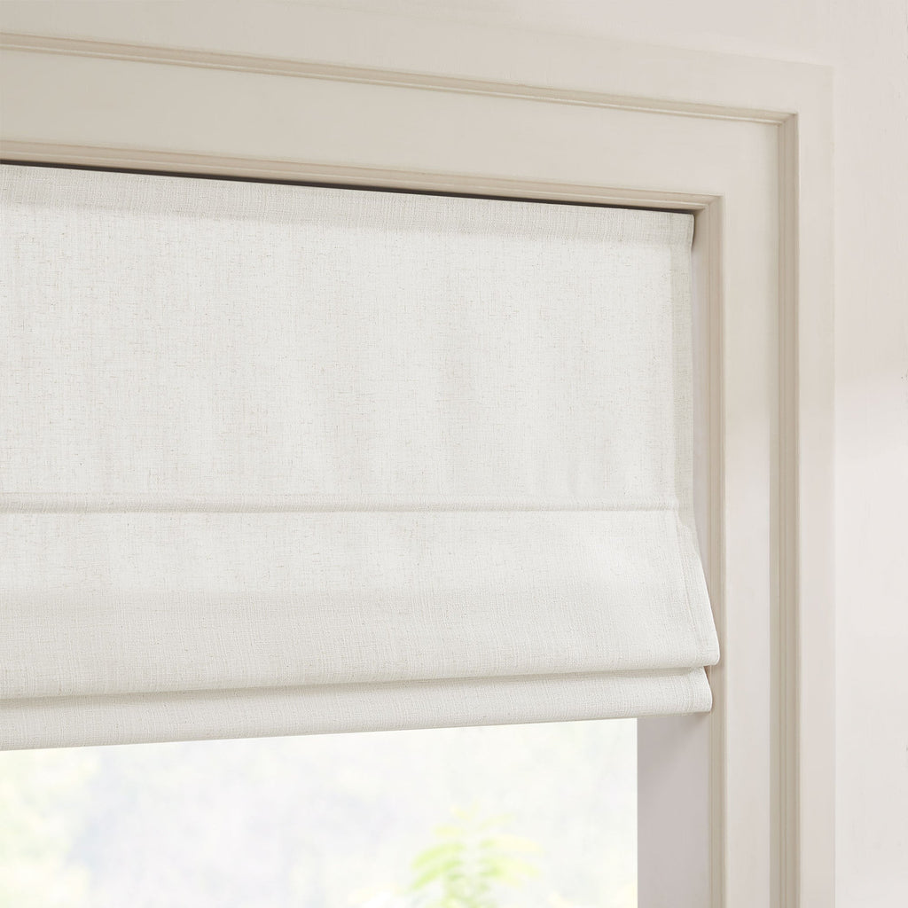 Elvonaeoly Custom Linen Roman Shades