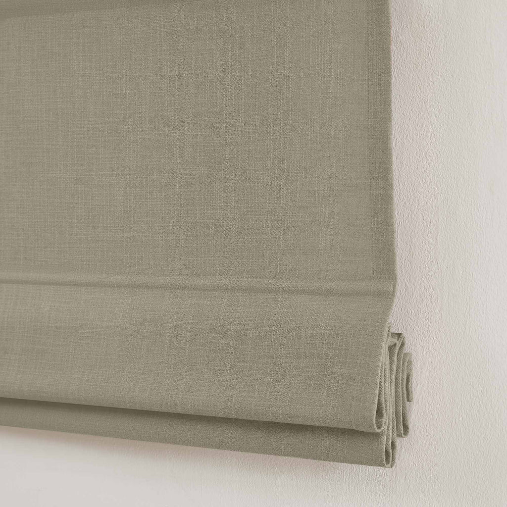 Elvonaeoly Custom Linen Roman Shades