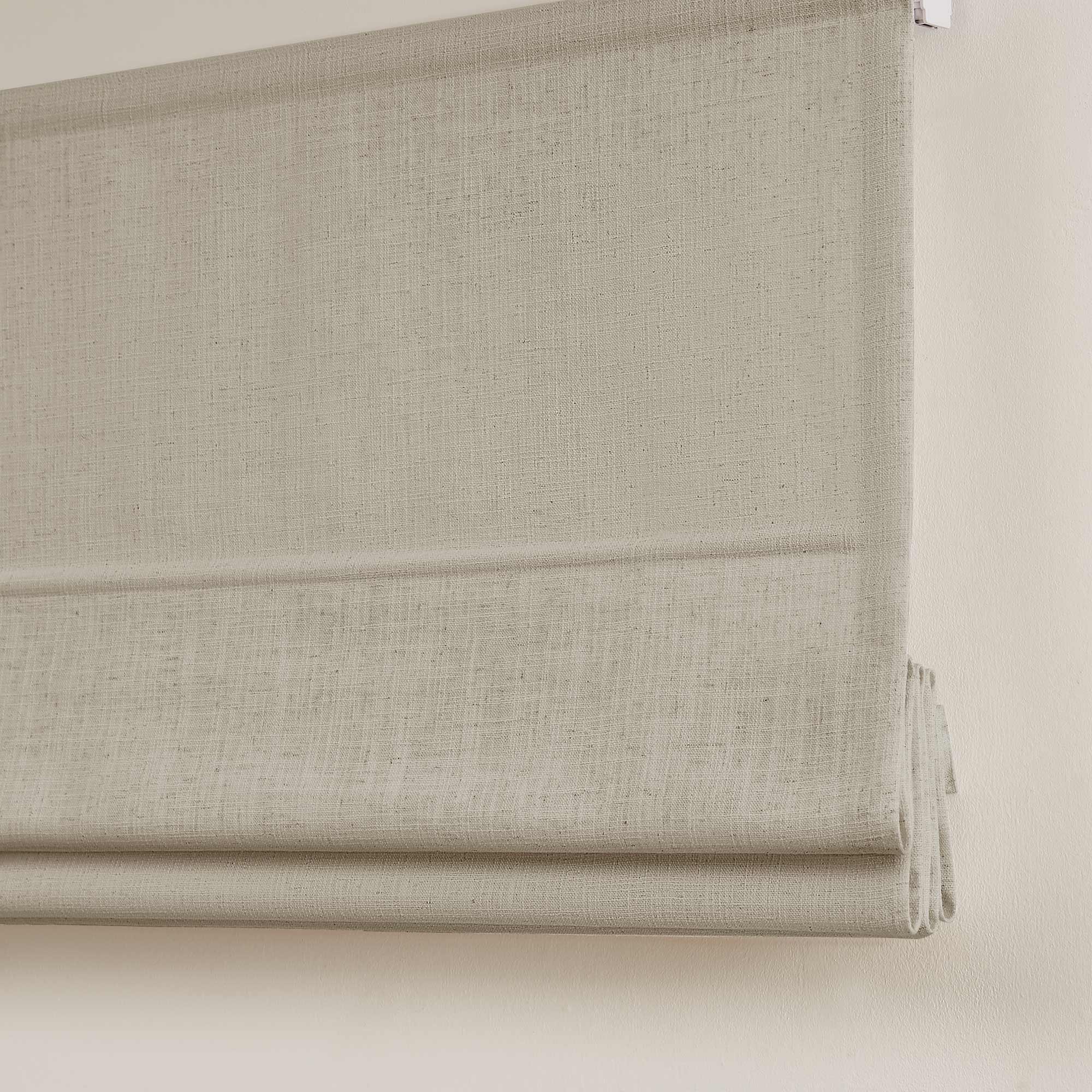 Elvonaeoly Custom Linen Roman Shades